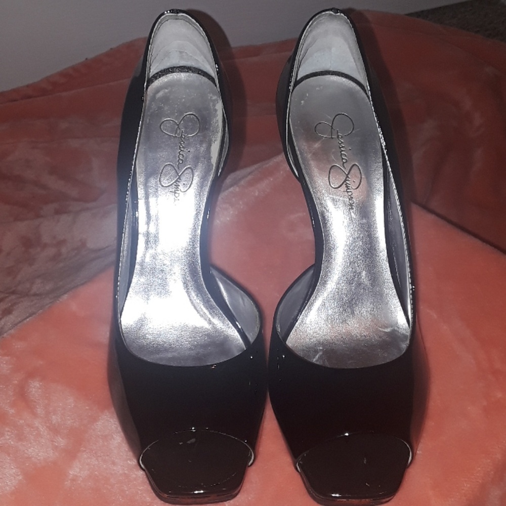 Jessica Simpson Josette Blk/Leopard Heels